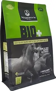 Majesty's Biotin Wafers - Superior Horse/Equine Hoof and Coat Support Supplement - Copper, Zinc, Lysine, Methionine - 30 Count (1 Month Supply)