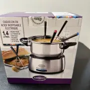 Nostalgia Stainless Steel Electric Fondue Pot(New In Open Box)