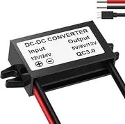DC 12V/24V to 5V USB C Converter - Quick Charge QC3.0 Buck Charging Module, DC-DC Step Down Voltage Regulator Car Power Converter Adapter