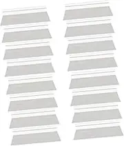 Veemoon 4sets Wall Shoe Shelf Durable Slatwall Display Rack for Sneakers Heels Sports Shoes Versatile Storage for Home Retail Use 4pcs*4