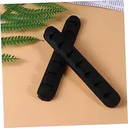 3PCS Black Cable Winder Multi Purpose Data Line Organizer for Efficient Cord Management at Home Office and Adhesive Design for Easy Installation