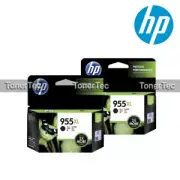 2x HP Genuine 955XL-BK BLACK HY Ink>OfficeJet 8740/8730/8720/8710/8210/7720/7740