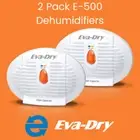 Eva-Dry E-500 2 pack Renewable Wireless Dehumidifier