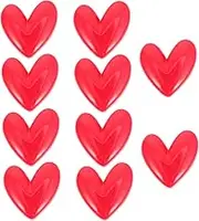 10pcs Love Heart Refrigerator Magnets Strong Decorative Kitchen and Office Magnets for Photos Notes and Charts Valentine Day and Daily Use