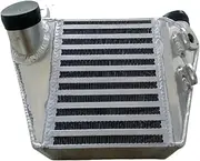All Aluminum Radiator Bolt-On Side-Mount Cooling Intercooler 02-05 Compatible For VW JETTA/GOLF MK4 1.8T/1.8L