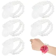 6 Pcs Delicate Wedding Corsages Brides Wedding Wrist Corsage Wrist Corsage Bands