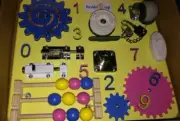 Sensory Board FINE MOTOR SKILLS Logic Education Brain up Busy Board NOS