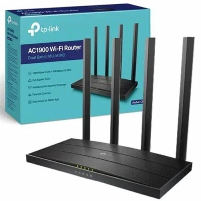 TP-Link Archer C80 AC1900 Dual Band MU-MIMO Wi-Fi Router Gigabit Speed Beamform