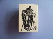 100 PROOF PRESS RUBBER STAMPS OLD WITCH HALLOWEEN NEW wood STAMP