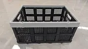 SNSUTY Foldable Shopping Trolley, 60L Folding Trolley Box for Shopping cart