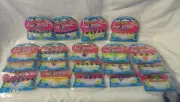 DIY Super Loopers Series 1 Neon Bracelets w/charm and clips (Lot of 19)