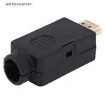 ALITTLESEARCER HDMI 公頭 19P 插頭分線端子無焊連接器帶蓋 EN