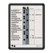 Quartet 750 11 x 14 In. Classic Gray In & Out Board- Black Frame