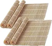 Wtpncil Bamboo Sushi Rolling Mat, Sushi Roller, Sushi Maker, Bamboo Mat For Sushi Roll- 4 PCS