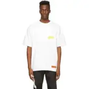 Heron Preston Pocket Style T-Shirt Size M White Mens NWT