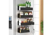 STORFEX 4 Pack Magnetic Spice Rack