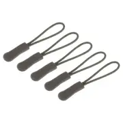 20pcs Zipper Pulls Pull Head Handle Replacement Tags Cord Extension Dark Green