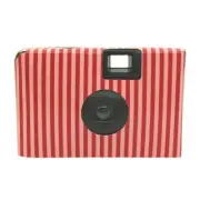 Nostalgic Disposable 135 Film Camera Striped Pattern Point and Cameras