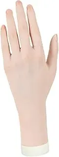kokiya Practice Mannequin Hand Jewelry Organizer Realistic Female Hand Nail Training Hand for Nail Art, Left Hand