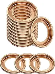 20pcs Oil Drain Plug Gasket Washer Crush Seal,Crush Washer Oil Drain Plug,Car Accessories Oil Drain Plug Washer Engine Crush Washer,Engine Oil Plug Crush Washers,Replace OEM 11026-JA00A
