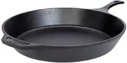 15-Inch Pre-Seasoned Cast-Iron Skillet