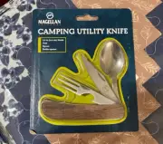 MAGELLAN CAMPING KNIFE - SPOON FORK UTILITY CAMPING KNIFE