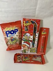 Fruity Pebbles Cereal Gift Set popcorn lip oil candy cane candy bar exp 5/25