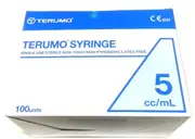 Terumo Syringe 5cc/ml X 100