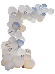 Bride To Be 75 Latex Balloon Bridal Shower Backdrop Kit