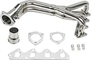 Xuanqingyi Store Stainless Steel Exhaust Header Manifold Compatible with Suzuki Compatible with Samurai & Compatible with Geo Compatible with Tracker 1.3L 1.6L L4