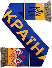 Ukraine Ukraina Soccer High-Definition HD Knit Scarf