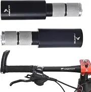 bi cycle Handlebar Extender - 10cm Bike Handlebar Extension | Clamp Brackets | Expandable Handle Space For Lights, Gps, Speedometers Folding Bicycles Road Mountain Bikes