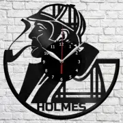 Sherlock Holmes Vinyl Record Wall Clock ArtDecor Original Gift 12''30cm 2452