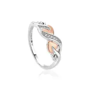 Clogau Welsh Gold Tree of Life Silver Vine Ring - Size O - 3STOLCDR