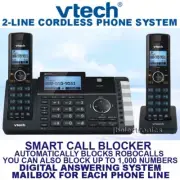VTECH DS6251 DECT 6.0 2-LINE CORDLESS PHONE+1 CORDLESS HANDSET-SMART CALL BLOCK