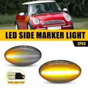 For MINI R53 Hatchback Coopers 2002-06 Front Amber LED Fender Side Marker Lights (for: Mini)