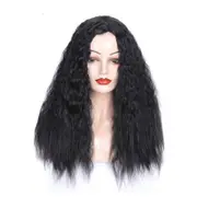 Voluminous Long Curly Hair Wig - Natural Look