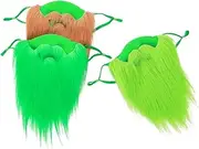 Beard Set 3 Styles Carnival Cover Beard St. Patrick's Day Cotton Material Cosplay Props