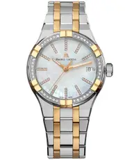 Maurice Lacroix Swiss-made Aikon Quartz Date 35mm MOP Authentic Watch