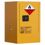 PRATT Class 4 Dangerous Goods Storage Cabinet 30L 1 Door 1 Shelf
