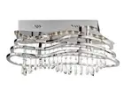 NEW Elan Model 83122 LED Flush Mount Kascade Chrome Chandelier Light Fixture