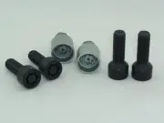 H&R Locking Wheel Nuts Wheel Lock 4 Pcs. Black M14x1, 5x47 Ball Federal (for: Volkswagen)