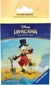 Disney Lorcana TCG Card Sleeves 65ct Into the Inklands Scrooge McDuck
