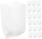 GAROZATION 100pcs Nonwoven Nursery Bags for Plants Breathable Fabric Planting Containers Portable Garden Use Planters for Vegetables Herbs Flowers and More