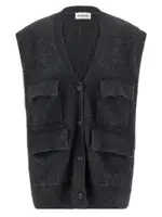 [P.A.R.O.S.H.] P. A.R. O.S. H.-Lacoon Gilet Grigio-Donna M