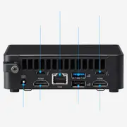 ASUS NUC 14 PRO/ Revel Canyon/ MTL-H 28W (U5 125H)/ Slim Kit(L6) - No Cord requires AC06C05AU