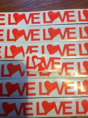 200 TANNING BED STICKERS CRAFTS TATTOOS LOVE scrap book decorate