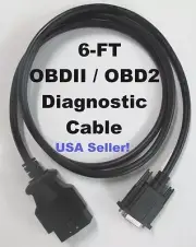 OBD2 OBDII Data Cable for Actron Super AutoScanner CP9145 & CP9150 Code Reader