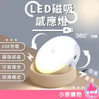 在飛比找蝦皮商城優惠-LED磁吸感應燈 小夜燈 床頭燈 小圓燈 感應燈 自動感應 