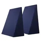 NNEDSZ Bedding 2X Memory Foam Wedge Pillow Neck Back Support with Cover Waterpro